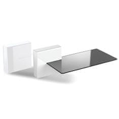 Meliconi Kryt kabelů , 480522 WH, organizér na kabely GHOST CUBE Shelf, 1x police, 2x kostka