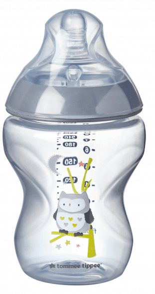 Tommee Tippee Kojenecká láhev C2N potisk Boy 260ml 0m+