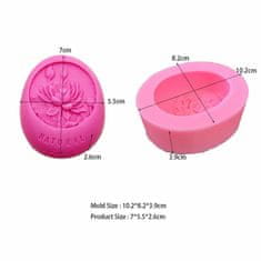 Kraftika 3d silikonová formička - lotosový květ