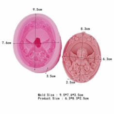 Kraftika 3d silikonová formička - andílek amor