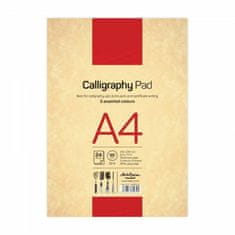 Kraftika Skicák calligraphy pad bílá, šedá, béžová (90g/m