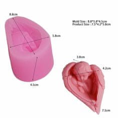 Kraftika 3d silikonová formička - spící andílek