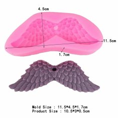 Kraftika 3d silikonová formička - andělská křídla