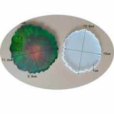 Kraftika 3d silikonová formička - plátek achátu, drúza
