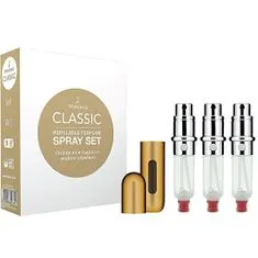 Travalo Classic HD - plnitelný flakon 3 x 5 ml (zlatý)