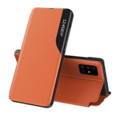 IZMAEL Elegantní knižkové pouzdro View Case pro Samsung Galaxy S23 FE - Oranžová KP28052