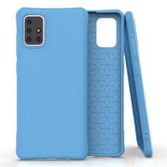 IZMAEL Silikonové pouzdro Soft Color pro Samsung Galaxy A71 - Modrá KP10372