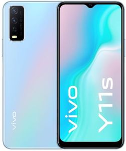 moderní mobilní dotykový telefon smartphone vivo y11s ips lcd displej Bluetooth technologie wifi dual sim micro sd karta ipx2 odolnost čtečka otisků prstů na boku podpora rychlého nabíjení zadní 13mpx fotoaparát přední 8mpx fotoaparát 5000mah baterie