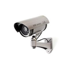 Nedis DUMCB40GY atrapa venkovní bezpečnostní CCTV kamery s IR LED, IP44, šedá