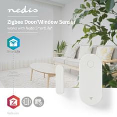Nedis SmartLife ZigBee chytrý dveřní/okenní snímač (ZBSD10WT)