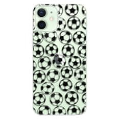 iSaprio Silikonové pouzdro - Football pattern - black pro Apple iPhone 12