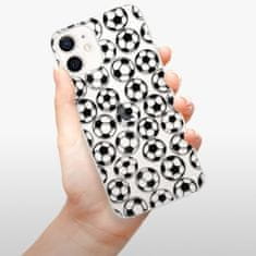 iSaprio Silikonové pouzdro - Football pattern - black pro Apple iPhone 12