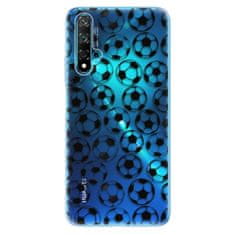 iSaprio Silikonové pouzdro - Football pattern - black pro Huawei Nova 5T