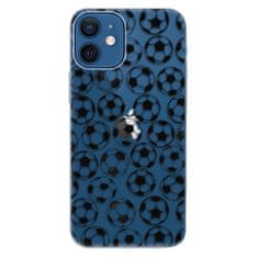 iSaprio Silikonové pouzdro - Football pattern - black pro Apple iPhone 12