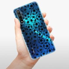 iSaprio Silikonové pouzdro - Football pattern - black pro Huawei Nova 5T