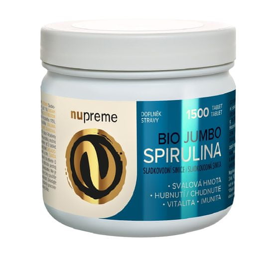 Nupreme Spirulina Jumbo 1500tbl BIO