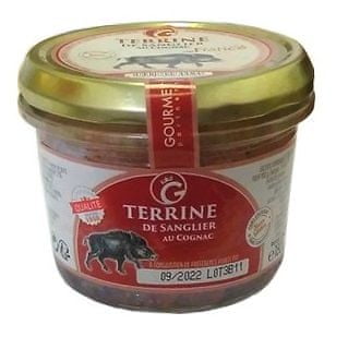 GOURMET PARTNERS Kančí terina s koňakem, 180g