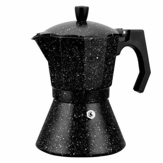 kamille Moka konvice Espresso 150 ml - AL černý mramor