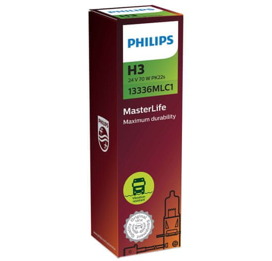 Philips MasterDuty 13336MDC1 H3 PK22s 24V 70W 1ks