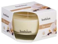 Bolsius Svíčka Bolsius Jar True Scents 63/90 mm, vonná, vanilka