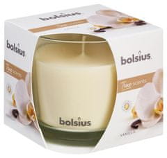 Bolsius Svíčka Bolsius Jar True Scents 95/95 mm, vonná, vanilka