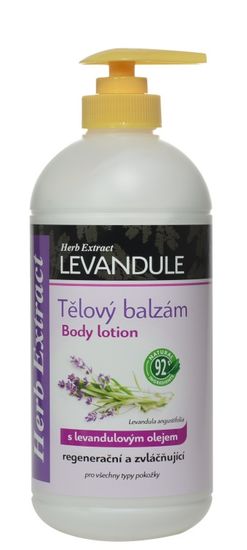 VIVACO Tělový balzám s levandulovým olejem HERB EXTRACT  500 ml