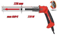 YATO Termický nůž na pěnový polystyrén, 230V, 220W, 70°-450°