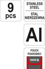 YATO Multifunkční nůž 9 funkcí 160 mm