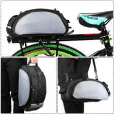 MG Bicycle Pannier cyklistická taška na kolo 13L, černá