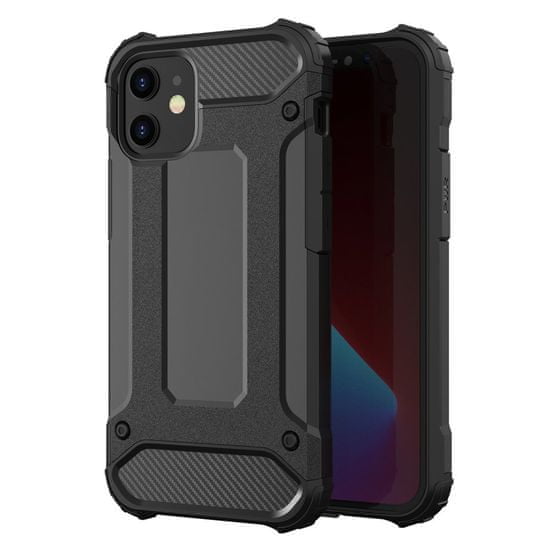 OEM Hybrid pancéřové polykarbonátové pouzdro na iPhone 12 Pro Max black