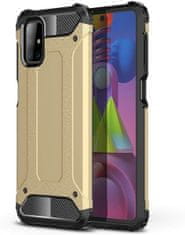 HURTEL PANCÉŘOVANÉ HYBRIDNÍ POUZDRO HYBRID ARMOR PRO SAMSUNG GALAXY M51 GOLD