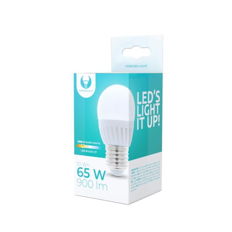 Forever LED žárovka G45 E27 10 W teplá bílá (3000 K)