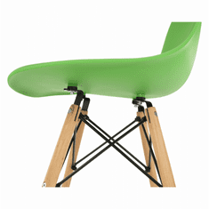 ATAN Židle CINKLA 3 NEW - zelená / buk
