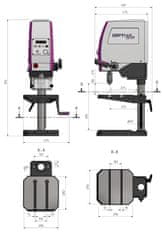 Optimum Stolní vrtačka OPTIdrill DX 17 V