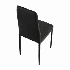 ATAN Jídelní židle ENRA - tmavě šedá/černá