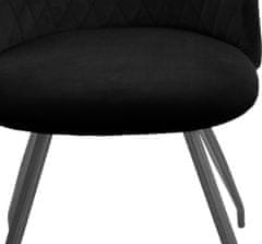 Danish Style Jídlení židle Harper (SET 2 ks), černá