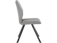 Danish Style Jídelní židle Versea (SET 2ks), šedá