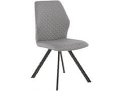 Danish Style Jídelní židle Versea (SET 2ks), šedá