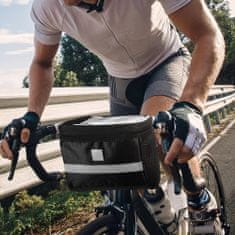 MG Handlebar cyklistická taška na řídítka kola 2L, černá