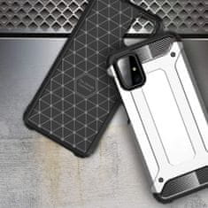 MG Hybrid Armor plastový kryt na Samsung Galaxy M51, stříbrný