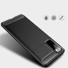 MG Carbon Case Flexible silikonový kryt na Samsung Galaxy S20 FE 5G, černý