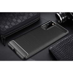 MG Carbon Case Flexible silikonový kryt na Samsung Galaxy S20 FE 5G, černý