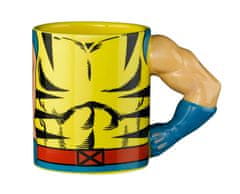 Grooters 3D Hrnek s rukou Marvel - Wolverine