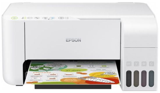 Tiskárna Epson EcoTank L3156 (C11CG86413), barevná, černobílá, vhodná do kanceláří