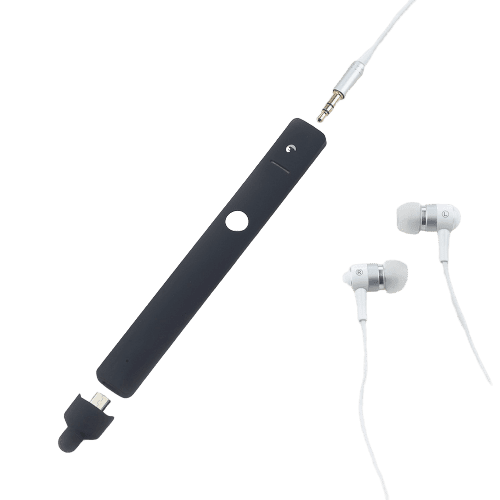 eTiger AACP02BK FineCall Black bezdrátový stylus 3v1 - černý