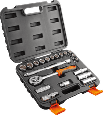 NEO Tools  Gola sada 1/2" CrV sada 20 ks