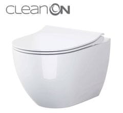 CERSANIT Set b246 závěsná mísa zen clean on včetně dur. sedátka slim (S701-428)