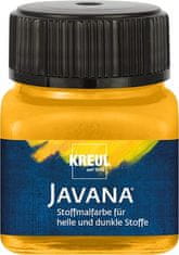 KREUL Barva na světlý a tmavý textil, zlatožlutá, 20 ml, JAVANA