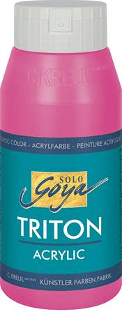 KREUL Akrylová barva "TRITON SOLO GOYA", fialovo červená, 750 ml