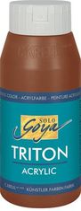 KREUL Akrylová barva "TRITON SOLO GOYA", oxid tm.hnědá, 750 ml